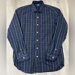 J. Crew Medium 15-15.5 Thompson Tartan Plaid Holiday Christmas Button Down Shirt